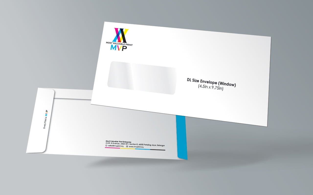 DL-Size-Envelope-Mock-up-window